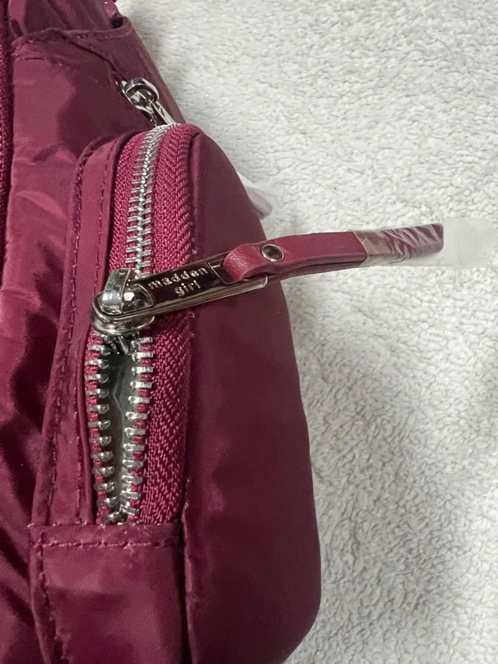Madden Girl Nylon Sling Crossbody Bag